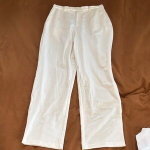 BUNDLE FOR DISCOUNT- Elegant off White Women's tousers size petite 10